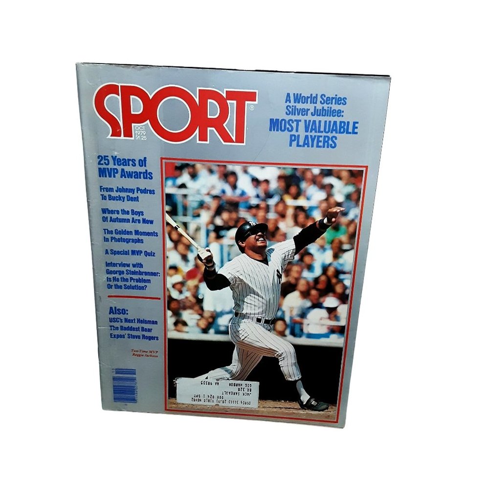 Sport Magazine October 1979 Reggie Jackson Yankees World Series